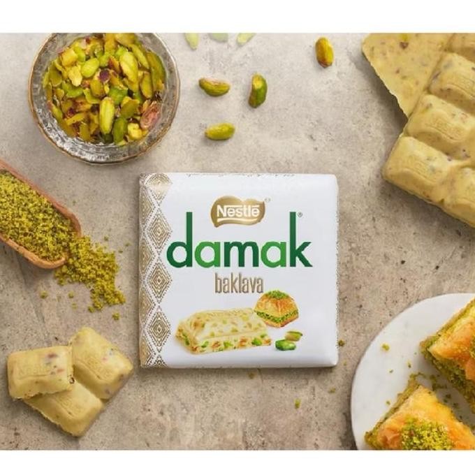 

Grosir Coklat Damak Baklava | Coklat Nestle Turki | Damak Pistachio - Pistachio White