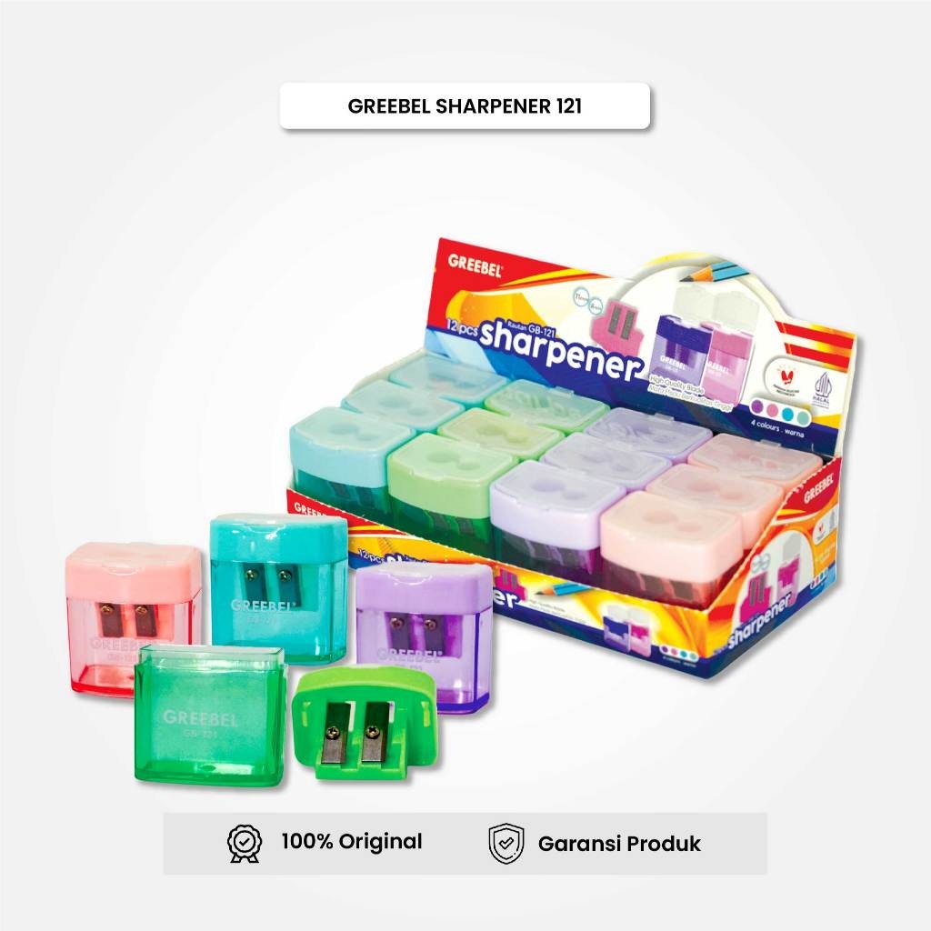

Rautan Pensil Serutan Sharpener 121 (PCS) / Rautan Pensil GREEBEL