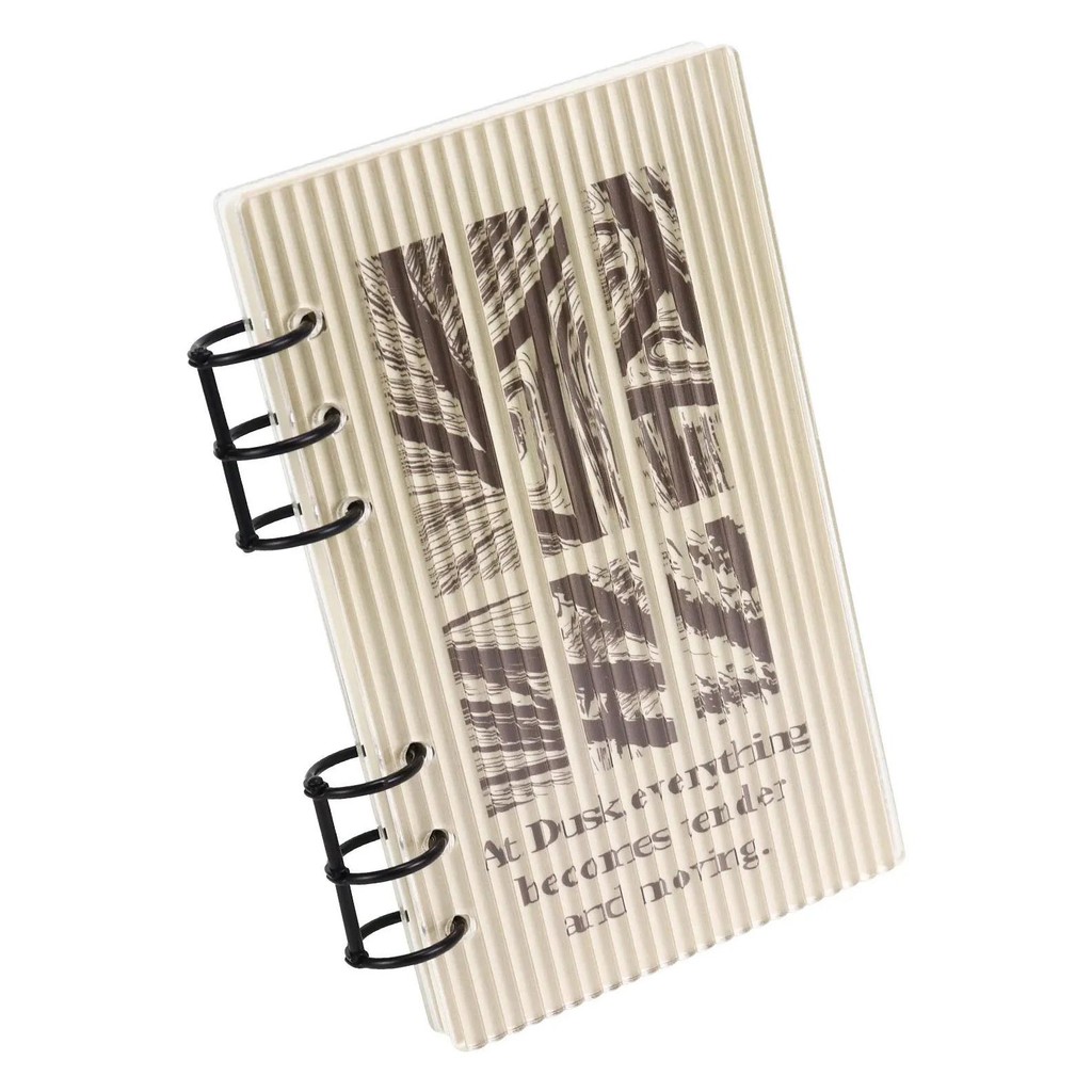 

A5 A6 Frosting Thick Line Acrylic Loose Leaf Binder Cover Diy Account Book Journal Planner Office Stationery Supplies