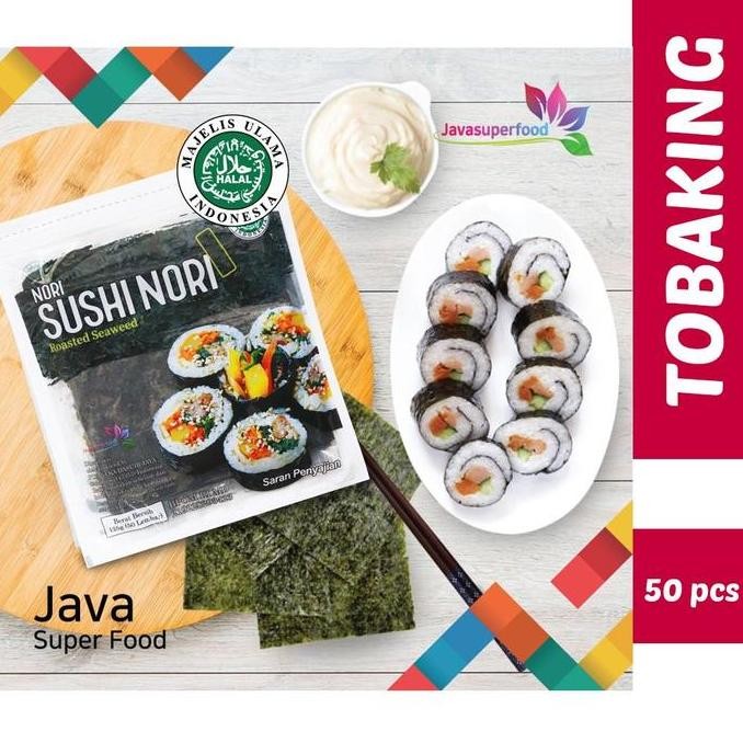 

HIW Sushi Nori Java Superfood Rumput Laut Panggang 50 Lembar Seaweed