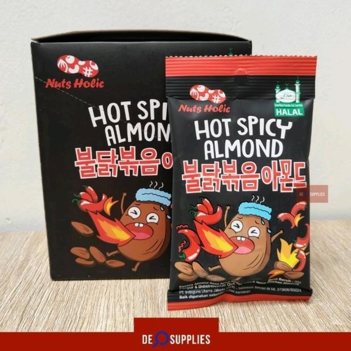 

Promo Nuts Holic Hot Spicy Almond 1 Box (8Pcs) - Kacang Pedas Nutsholic