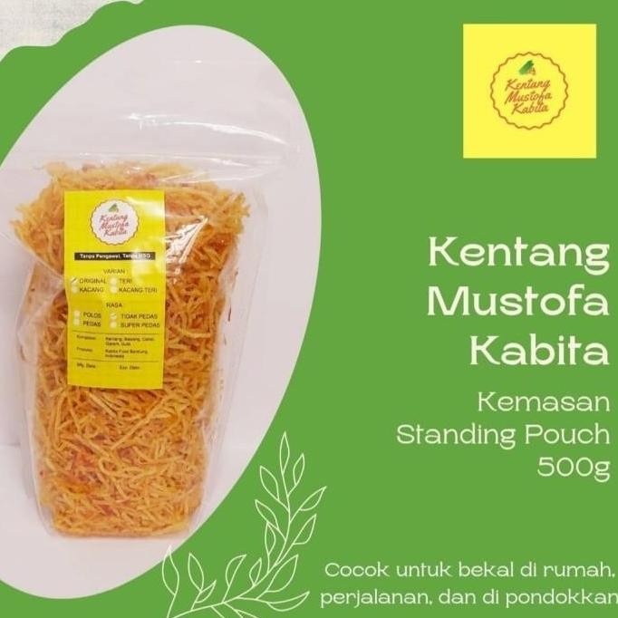 

Murah Teri Kacang Kentang Mustofa Kabita 500Gr
