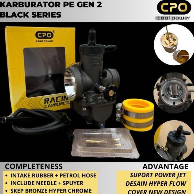 BEST KARBU PE KARBURATOR PE CPO 24 26 28 30 GEN 2 COOL POWER RACING
