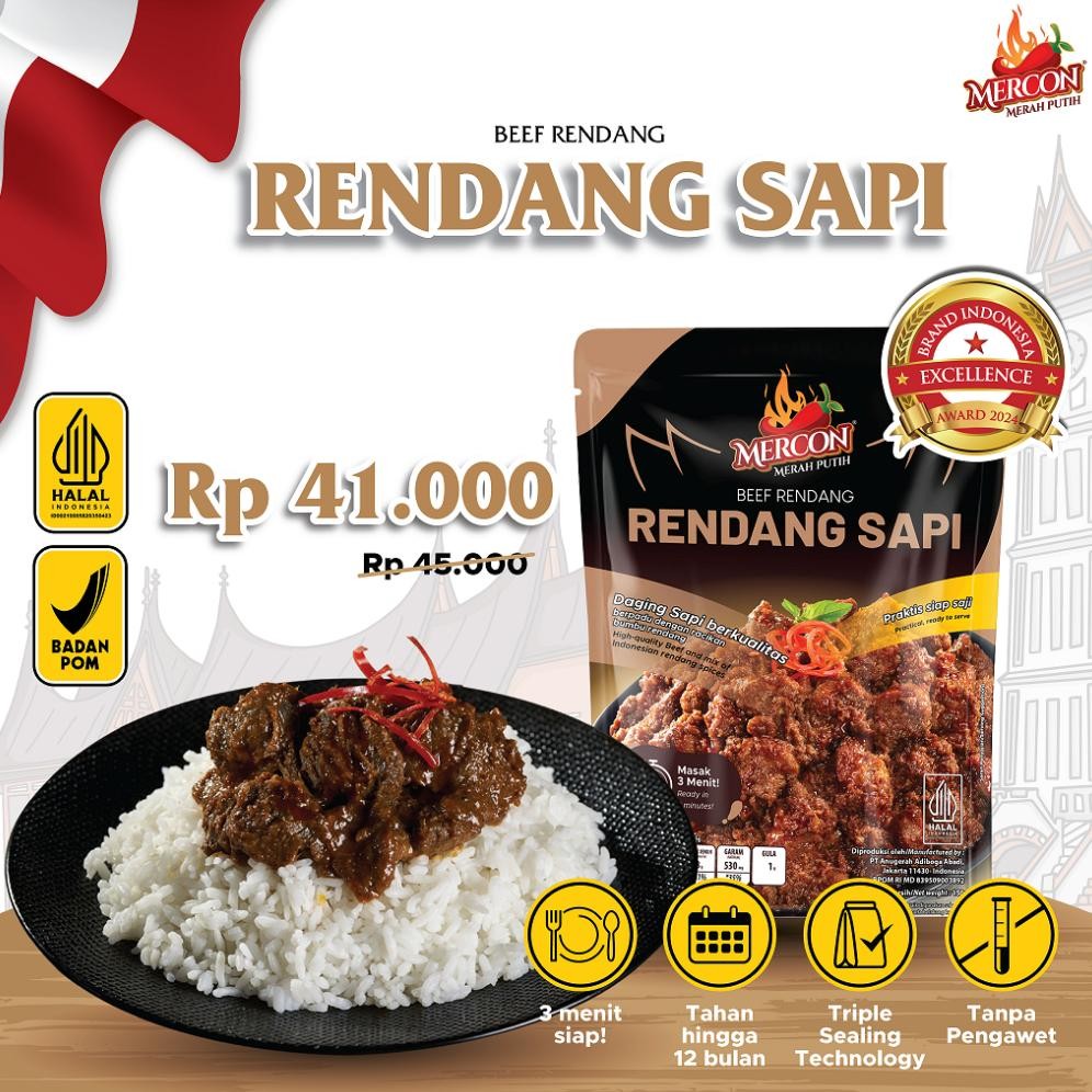

Mercon Merah Putih - Satuan || Limited Edition !! Rendang Sapi