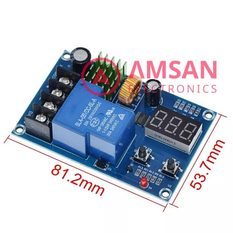 XH M604 / Modul Charger Otomatis cut off Aki Baterai 6-60V