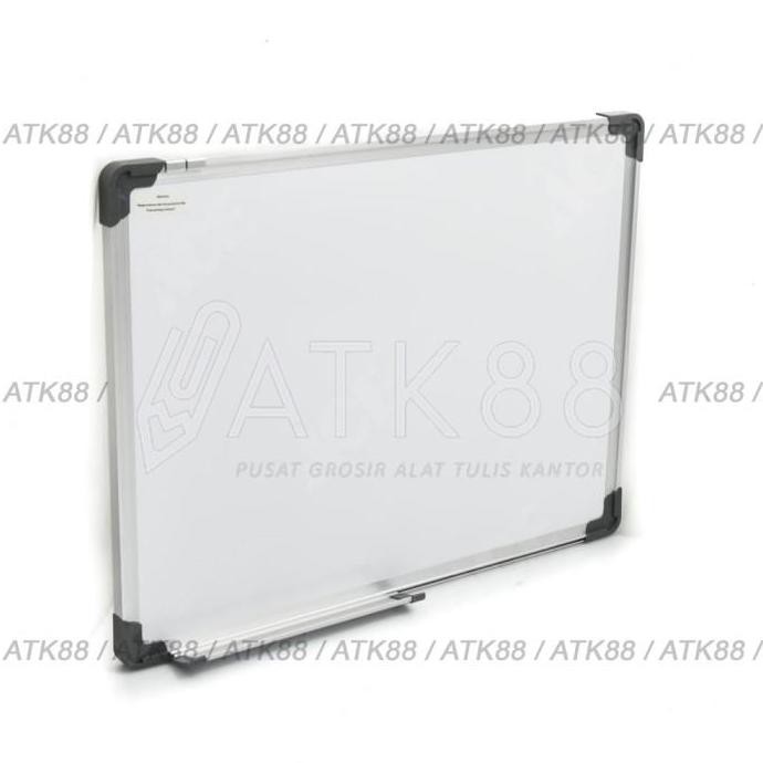 

Termurah Papan Tulis Magnetik ATK 88 / Whiteboard 40 x 60 Magnetic