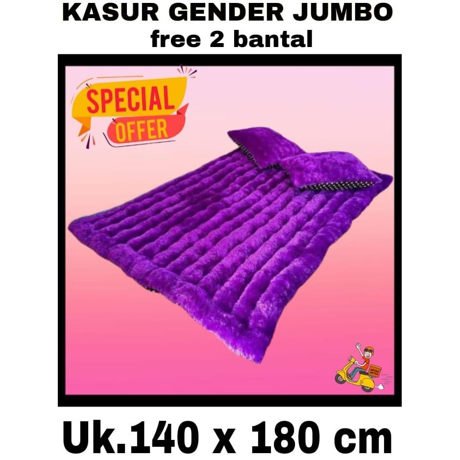 KASUR GENDER LANTAI BULU RASFUR TEBAL UKURAN 180X200 DAN 140X180 ORIGINAL QUALITAS PREMIUM