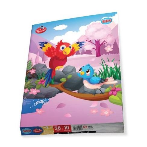 

BUKU TULIS SIDU 58 LEMBAR / BUKU TULIS BERGARIS [PACK-10 PCS]