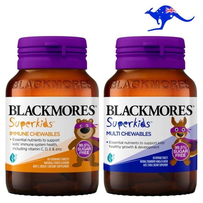 Terlaris BLACKMORES Superkids Multi Gummies Chewables Immune Multivitamin Anak SALE