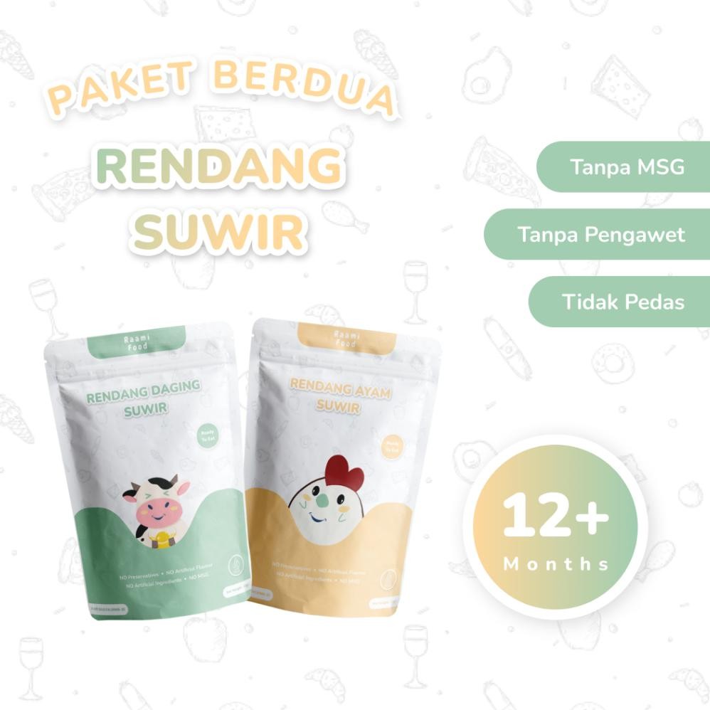 

Raami Food - Rendang Daging Sapi / Ayam Suwir TIDAK PEDAS NO MSG