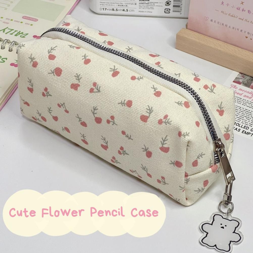 

Fx-76 Mismi Aera Pencil Case Wanita Stylish Flower Pattern Kotak Pensil Sekolah Perempuan Trendy - Pc9A Fx-76