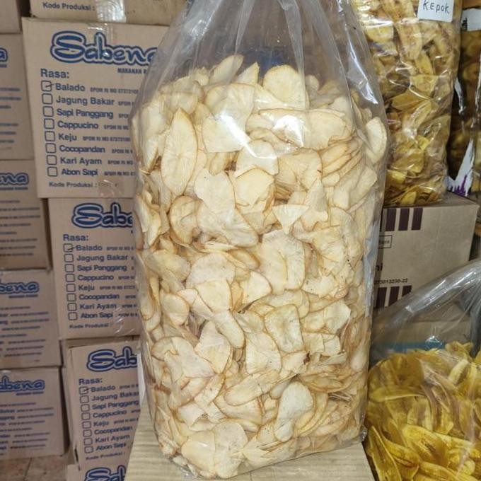 

Grosir Kripik Singkong Asin 1 Bal