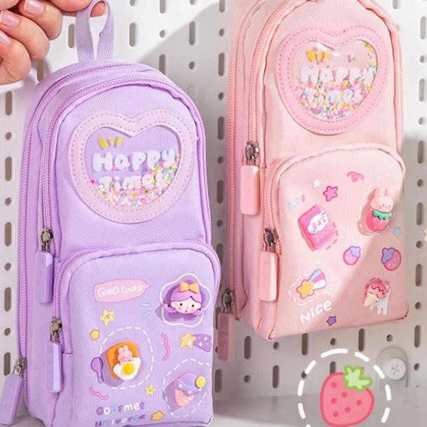 

Cxv-38 Tempat Pensil Kotak 3D Anak Lucu Besar / Fun Korea Bag Model Pensil Kanvas 6 Kamar /Sekolah Dasar Kotak Pensil Siswa Cxv-38