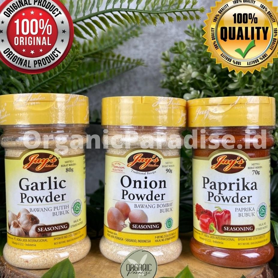 

Jay Bawang Bombay Bubu 90 Gram Jay Onion Powder 90 Gram