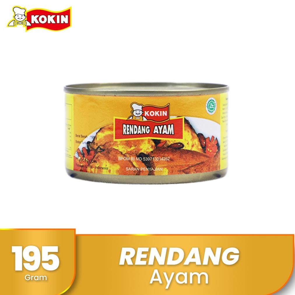 

Rendang Ayam Makanan Kaleng Instan Siap Saji Halal 195 gr - Kokin