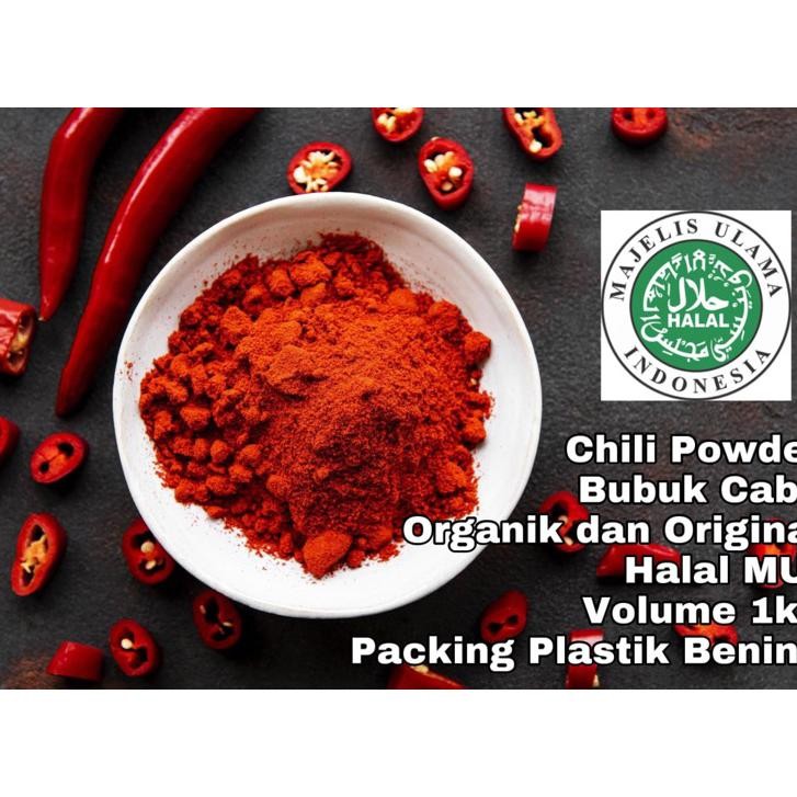 

Bubu Cabe 1G Chili Powder Organi Halal