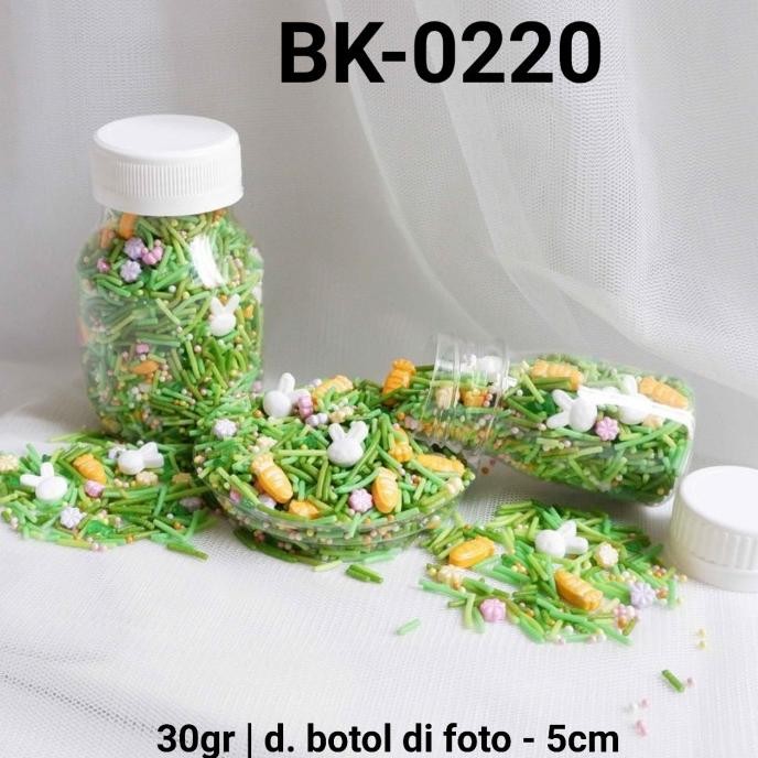 

Buruan serbu] BK-0220 Sprinkles sprinkle springkel 30 gram bunny rumput wortel