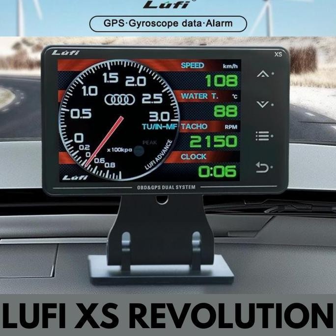Lufi Xs Revolution Obd2 + Gps Meter Original - Indikator Mobil Obd