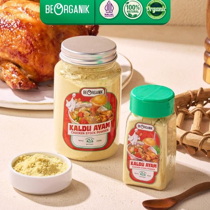 

PROMO BEORGANIK CHICKEN STOCK POWDER (NON MSG) / KALDU AYAM BUBUK INSTAN