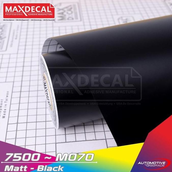 MaxDecal Sticker Vinyl Doff Matte Black / Max Dcal Stiker Skotlet