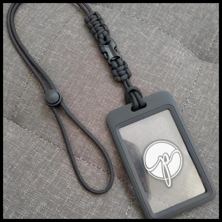 

Heavy Duty Tactical Lanyard With Double Sided Card Holder 2 Sisi Termurah