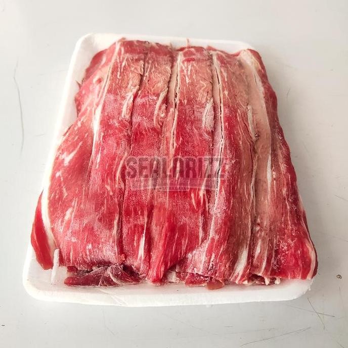 

HIW Beef Slice Non Shortplate Beef BBQ Sukiyaki Teriyaki Daging Grill