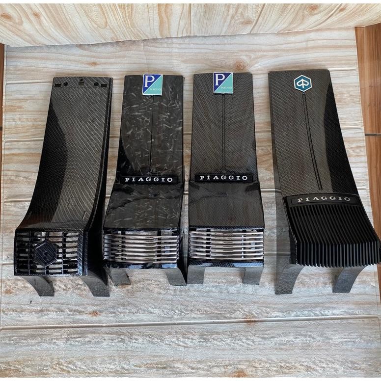 Ssu Hidung Vespa Model  New Px Excel Carbon Karbon Cover Tutup Depan Ps Exclusive Strada