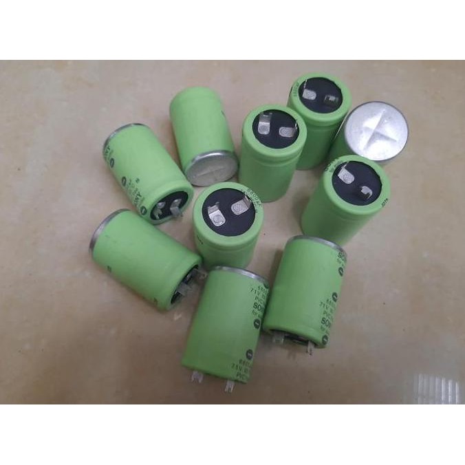 Capasitor Kapasitor Elco Sony 6800 Uf / 71V.  For Audio High End Not Nichicon Elna. New Stok