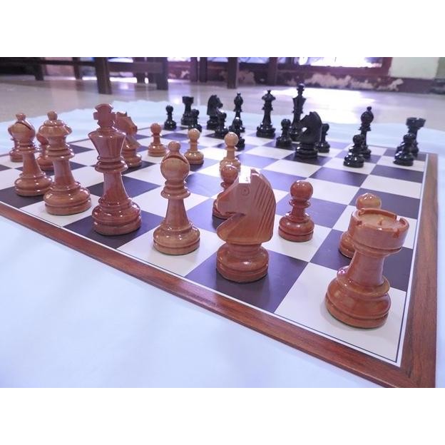 Spesial Catur Kayu Sawo Termurah + Papan Catur Lipat + Tas Catur Std Percasi