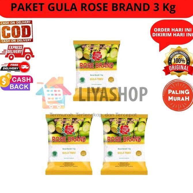 

HIW [PAKET 3KG] GULA ROSE BRAND 1KG