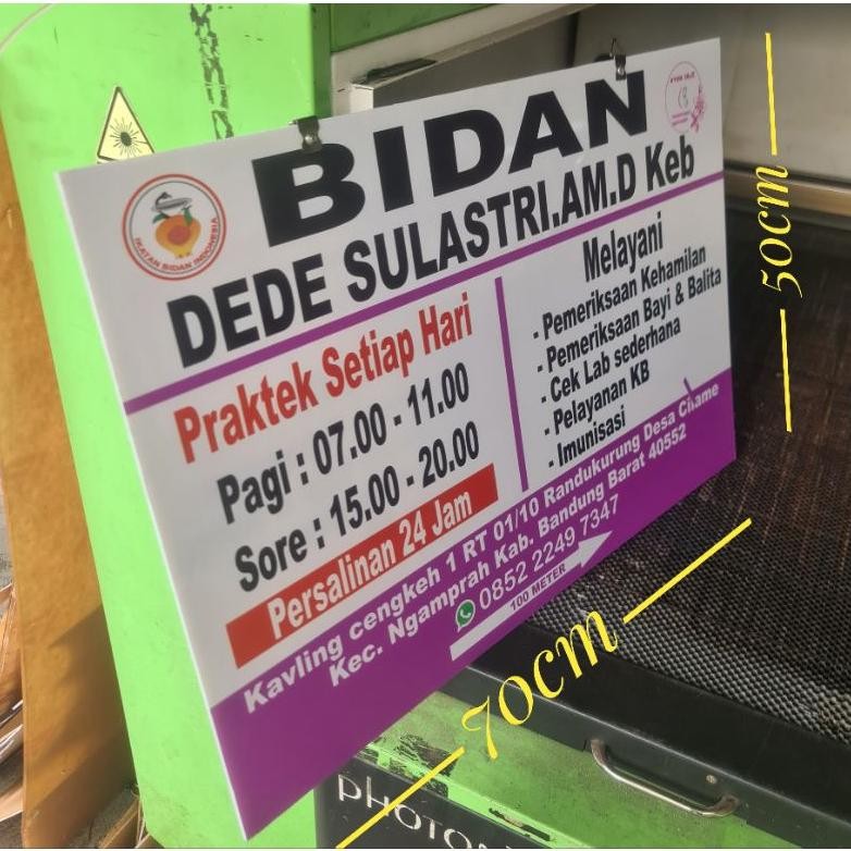 

SPIROS PLANG NAMA BIDANG UKURAN 70CM X 50CM DAN 90CM X 60 CM