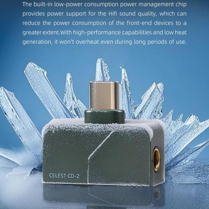 Kinera Celest Cd-2 Portable Headphone Dac Amplifier 3.5Mm 4.4Mm New Stok