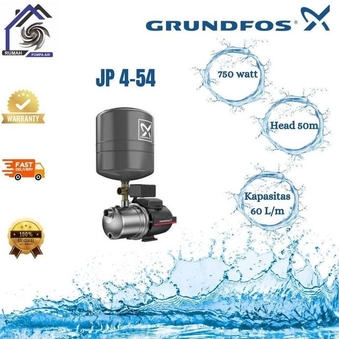 BEBAS ONGKIR - Grundfos JPA 4-54 (JP Basic 4) / Pompa Grundfos JPA 4-54