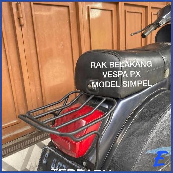 | ASM | BACKRACK RAK BELAKANG VESPA SUPER SPRINT PX DSB SIMPEL MINIMALIS CROME