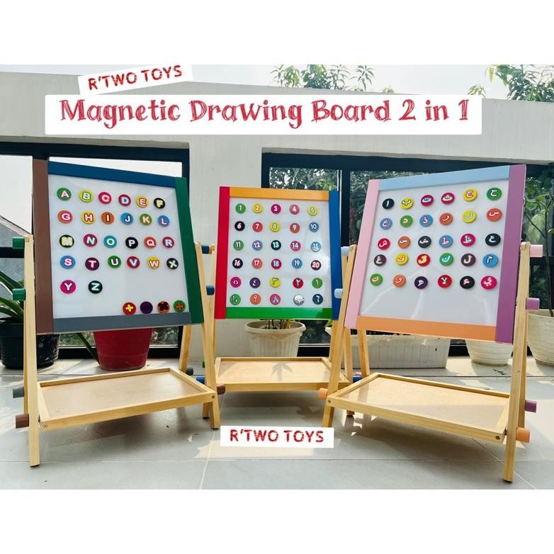 

READY PAPAN TULIS MAGNETIC DRAWING BOARD 2 IN 1