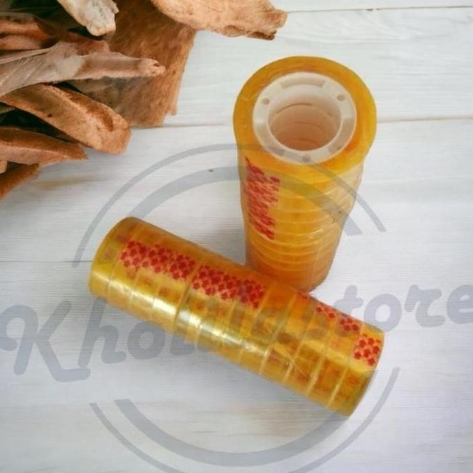 

(12 pcs) Isolasi Bening Nachi Tebal 12mm x 25 yard Termurah