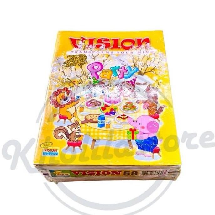 

Buku Tulis Vision 58 lembar isi 10 pcs Termurah