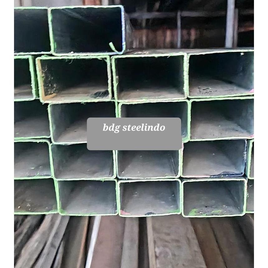 NEW Holo Galvanis 4x6 / Besi hollow 4 x 6 / Hollo Rangka Atap Kanopi Stall Stal