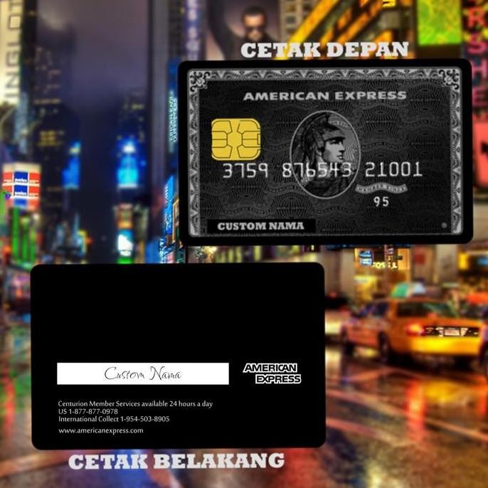 ready KARTU FLAZZ BCA GEN 2 CUSTOM | EMONEY DESIGN AMEX BLACK CARD E MONEY