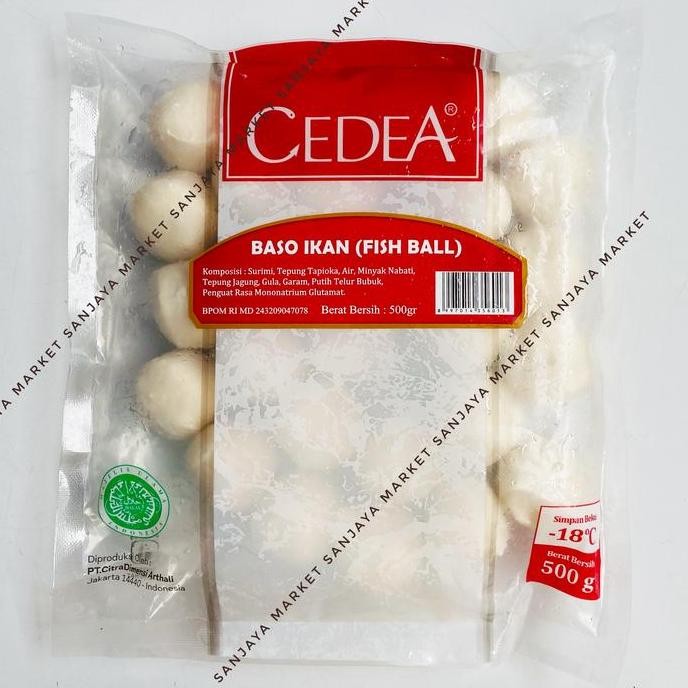 

HIW Cedea Bakso Baso Ikan Putih Fish Ball 500gr Ready Bandung Enak Murah