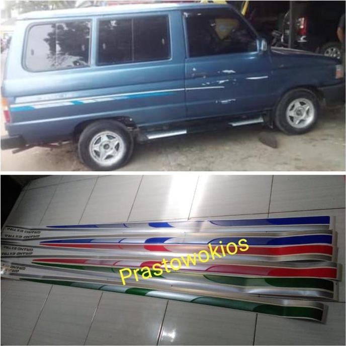 sticker striping stiker Lis body kijang grand Gran 18