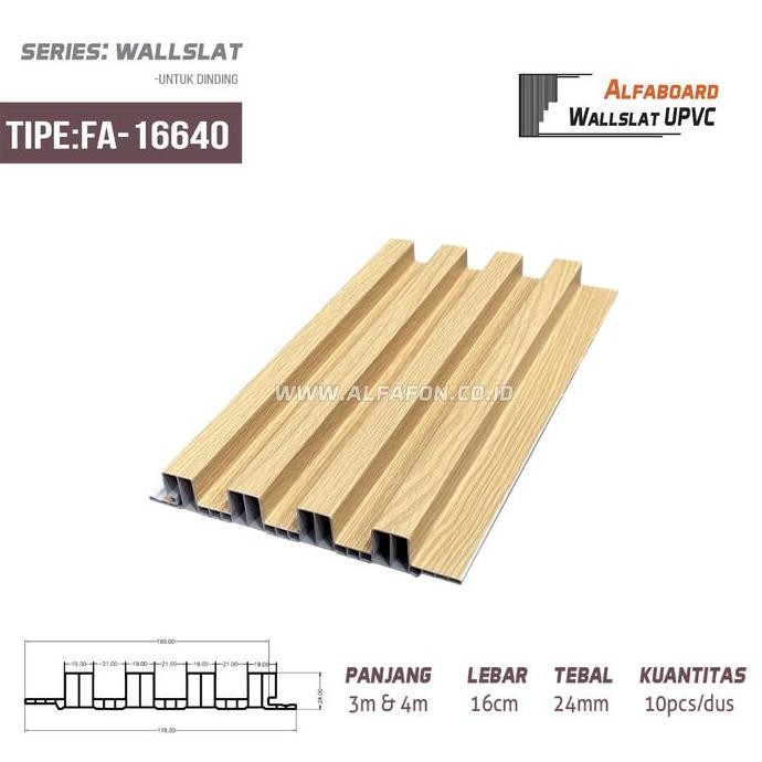 Diskon Wallpanel Wpc Motif Kayu Wallpanel Dinding Wpc Dinding Golden