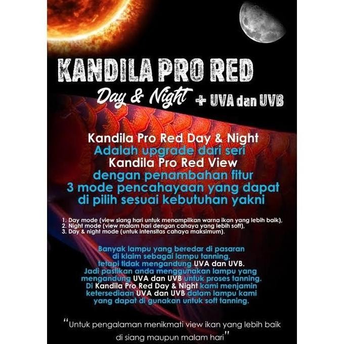 BEBAS ONGKIR - Kandila Day and Night 400 / Lampu Ikan / Lampu Soft Taning Channa