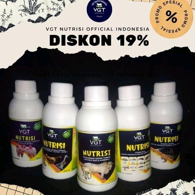 Terlaris Termurah Vitamin Ternak Campuran Mineral Sapi Premix Vgt Nutrisi Penggemuk Hewan Ternak Sap