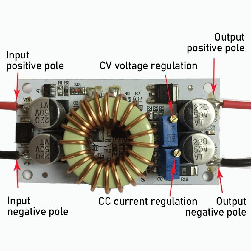 Premium 250W 10A Step Up Module Boost Converter / Dc Dc Voltage Boost Converter High Quality