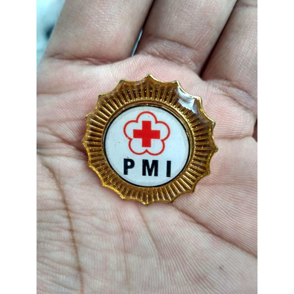 Berkualitas Bros Pmi Pin Pmi Pin Harian Pmi Logo Pmi Tanda Pmi Cor Promo