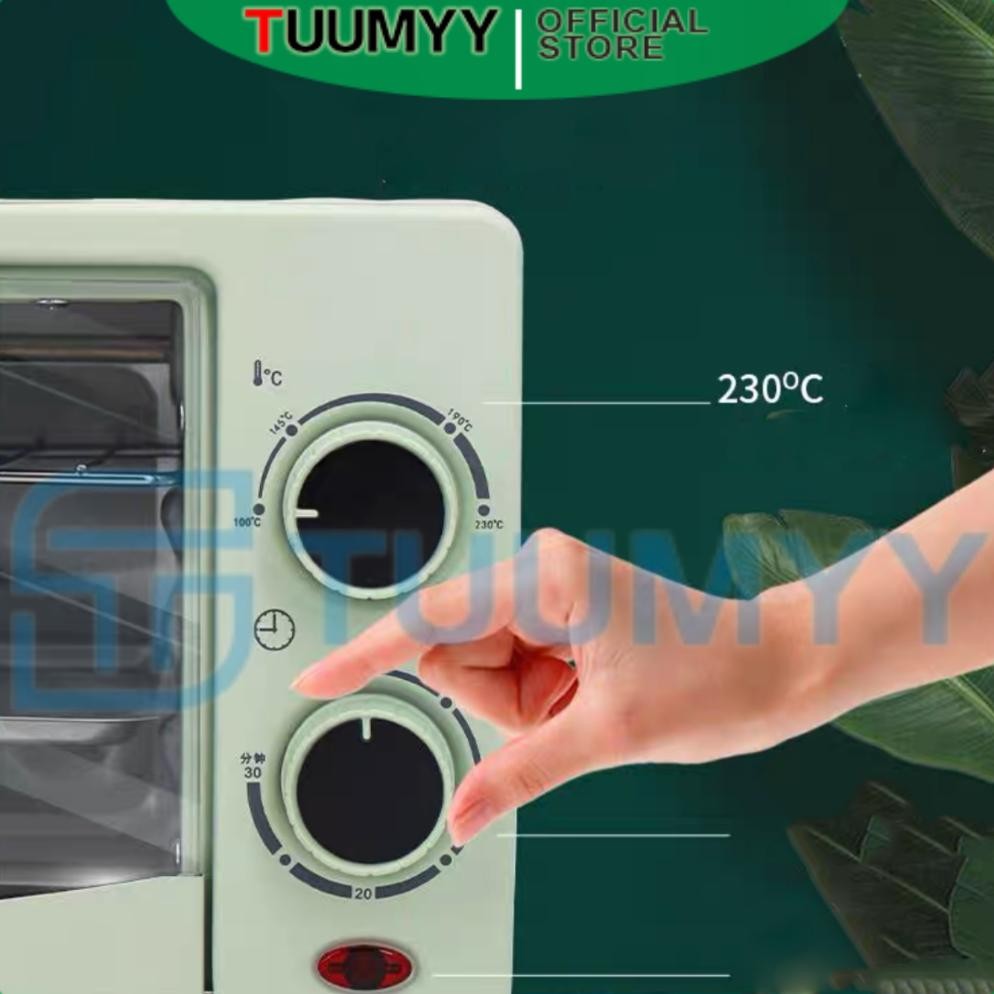 HJK (TUUMYY) OVEN PEMANGGANG ELEKTRIK MULTIFUNGSI 12L TUUMYY WARNA PASTEL TM-1202F