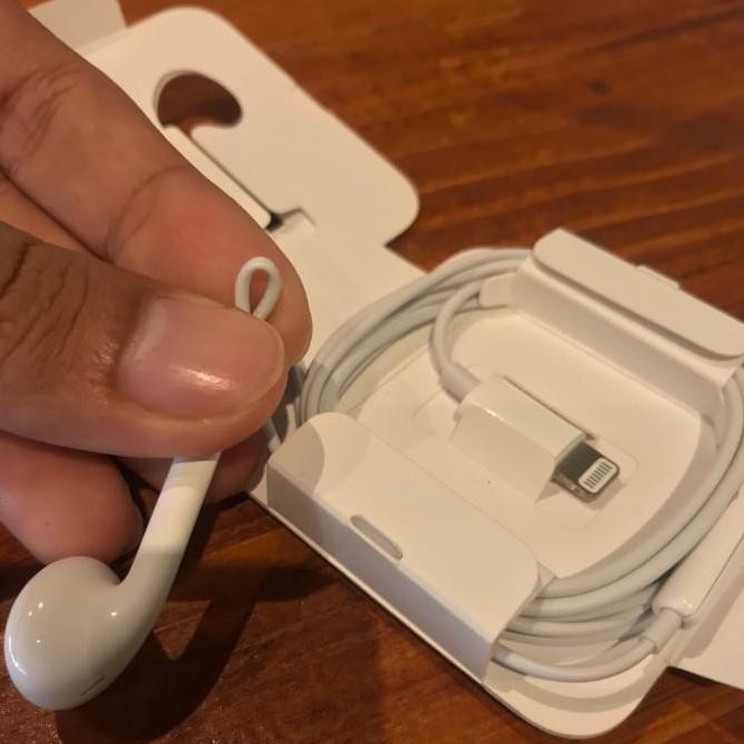Earpods Iphone Original Lighting New Stok