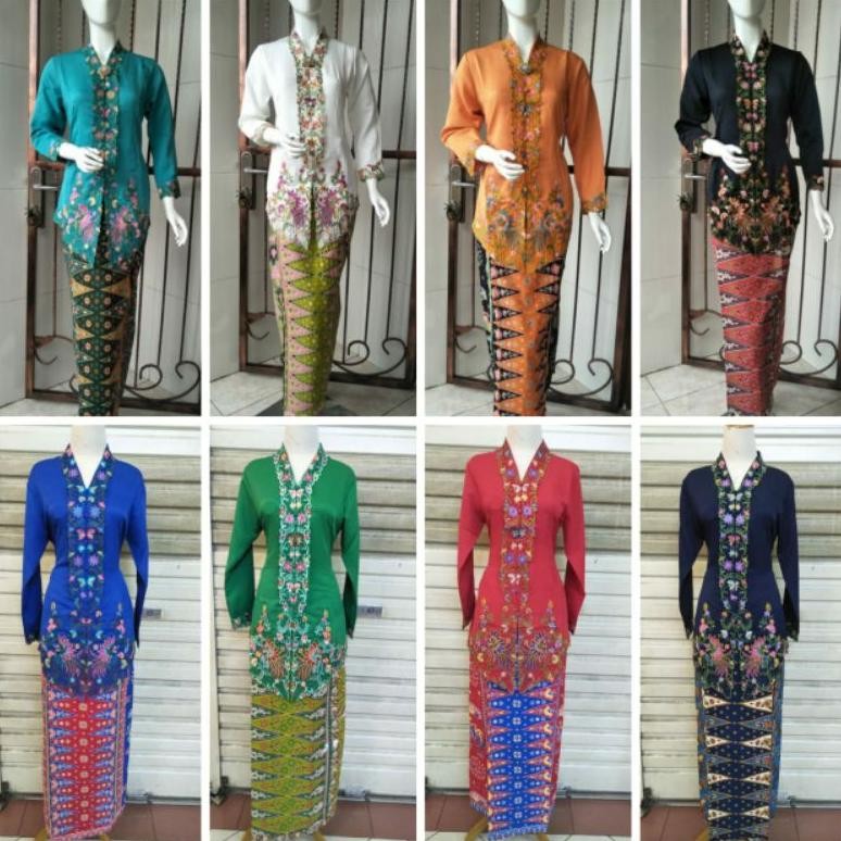 Ready Kebaya Encim Modern Lengan Panjang Encim Bordir Jumbo Kebaya Betawi Modern Kebaya Kartini Enci