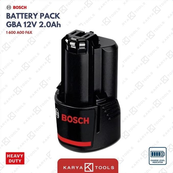 BOSCH GBA Battery / Baterai 12V 2.0 Ah (F6X)